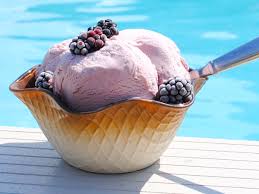 ice cream in the summer