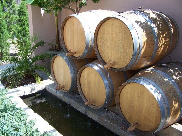 barrel fountain