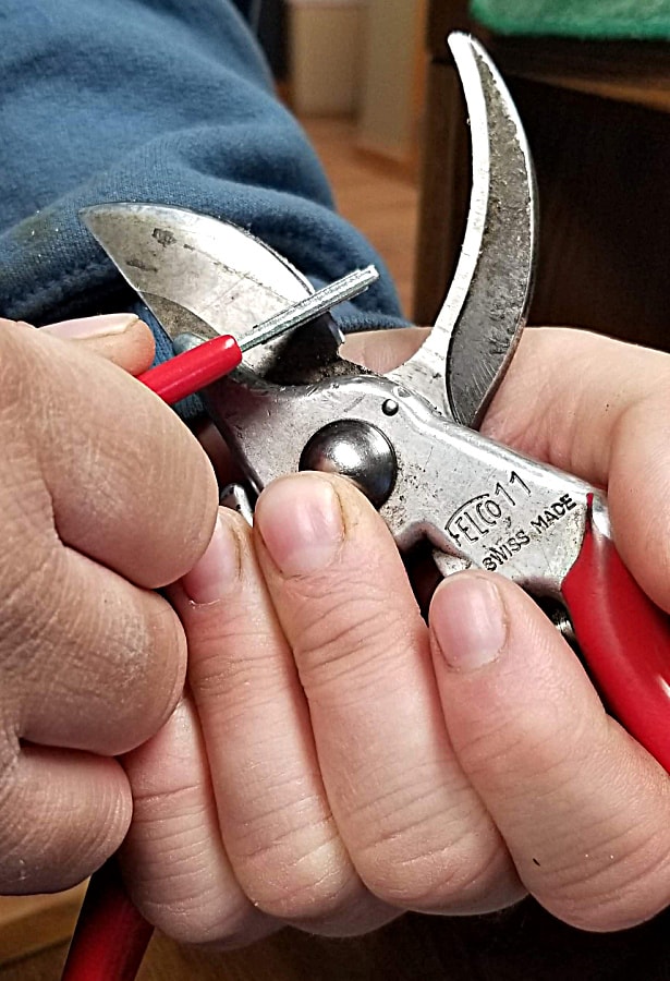 sharpening pruners