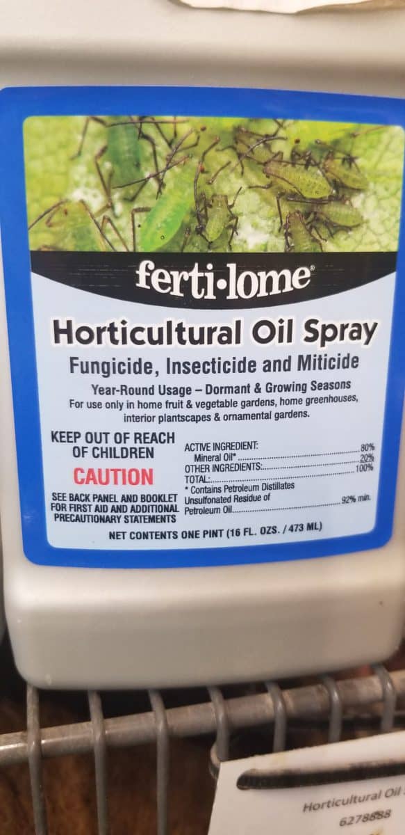 Horticultural oil