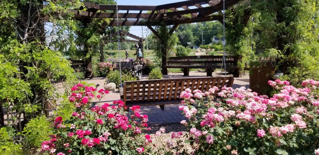Southeast Nebraska Cancer Memorial Garden gazebo