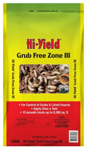 Insecticide Grub Free Zone III
