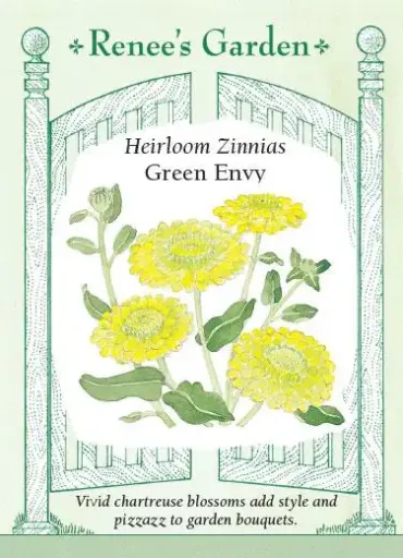 [5104] Zinnia Green Envy