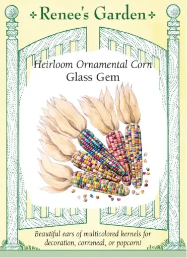 [5718] Corn Ornamental Glass Gem