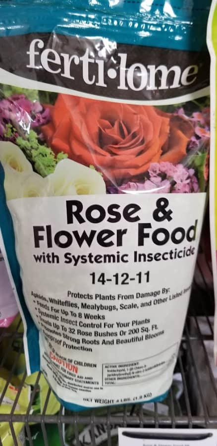 Fertilome rose and flower food