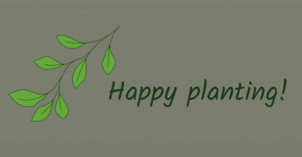 Happy planting logo