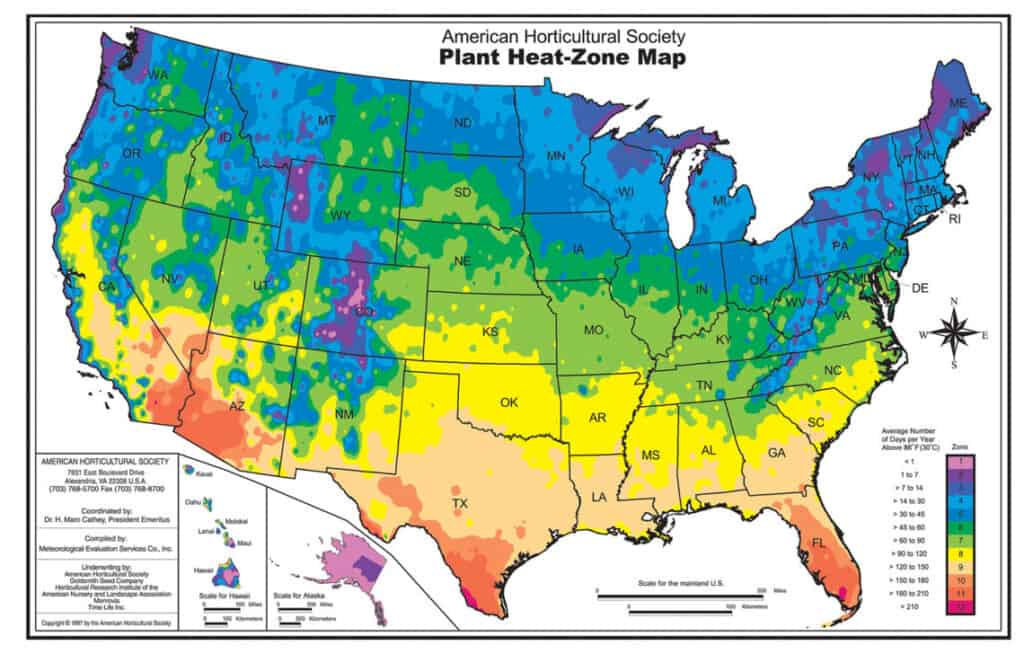 heat zone map